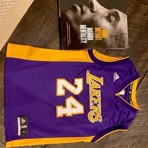 Youth Small Kobe Bryant #24 adidas jersey